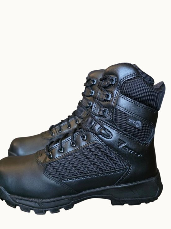 Bates Tactical Sport 2 Boots Mens 8.5 EW Black DryGuard Waterproof Side Zip Duty